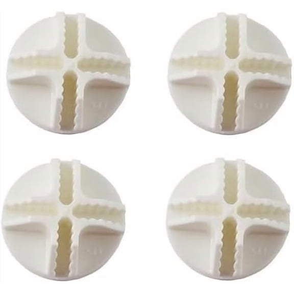 20Pcs White Wire Cube Connectors Wire Grid Cube Connectors for Modular Closet Storage, Organizer and Wire Grid Cube Storage, Closet Mounted Storage and Organization Systems, Mounted Closet Systems