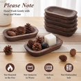 Rustic Bowl Set 20Pcs Wooden Dough Bowls Set, Rustic Hand Carved Bowl for Candle Making ...