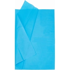 20Pcs Wrapping Paper Flower Bouquet Wrapping Paper Decoration Rectangle Deep Sky Blue 660x500x0.01mm creative