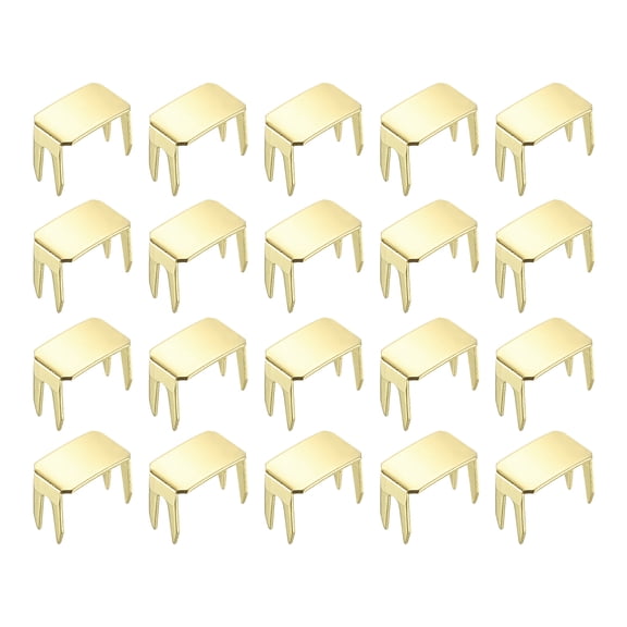 20Pcs Zipper Stoppers, #10 Top & Bottom Stops for Zippers Repair, Light Gold
