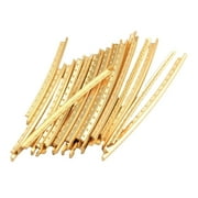 20Pcs/set Guitar Fret Wire 2.2mm 2.0mm 19 Frets 22 Frets Brass Fretwire Sets for Guitar Bass Fingerboard Replacements