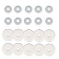 thumbnail image 1 of 20Pcs/set Piercing Healing Discs Soft Anti Hyperplasia Anti-sagging Fixed Rings for Nose Ear Cartilage Soft Gasket, 1 of 8