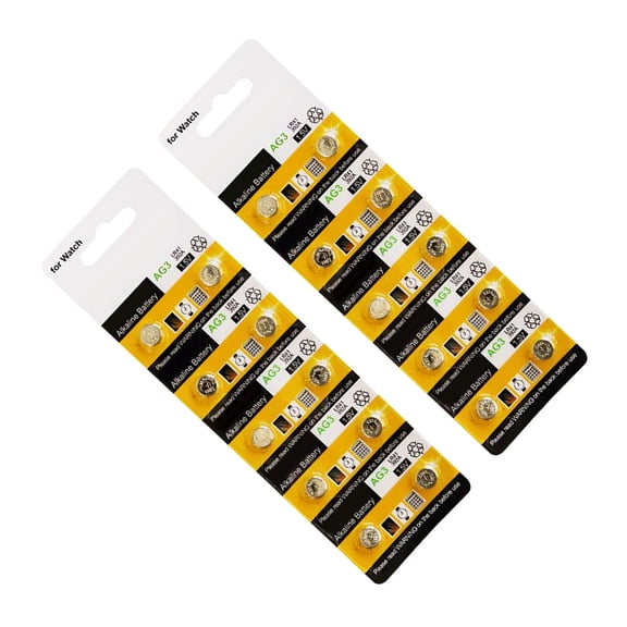 20Piece/10Pieces AG3/LR41/736 Watch Reliability Performances 1.5V Button Cell Batteries for Small Electronics