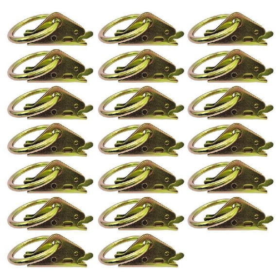 20Piece E Track Clips Cargo Anchors Fastening For Truck Trailers Cargo Tie Downs Transport Industry