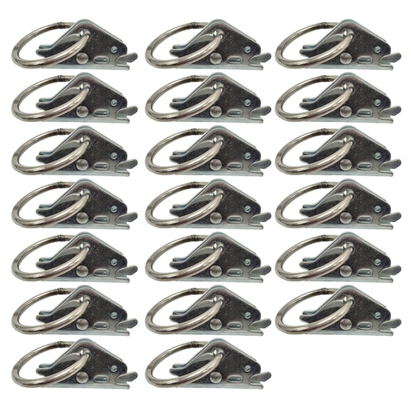 20Piece E Track Clips Cargo Anchors Fastening Solution For Truck Trailers Cargo Tie Downs Transport Industry