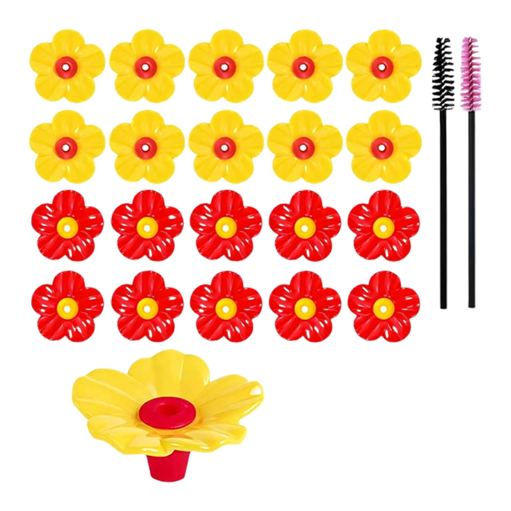 Grtading Bucket 20Pieces Food Grade Replacement Feeder Flower Attachments For ...