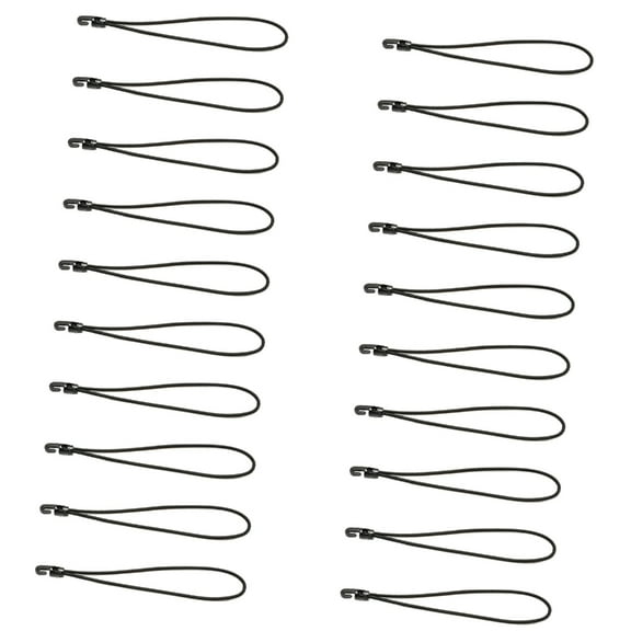 20Pieces Rubberized Elastics Straps Sturdy Camping Tent Tarpaulin Fastener