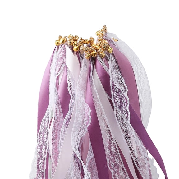 20Pieces Satined Ribbon Wall With Bells For Weddings and Birthday Holiday Celebrations Streamers for Weddings Decoration