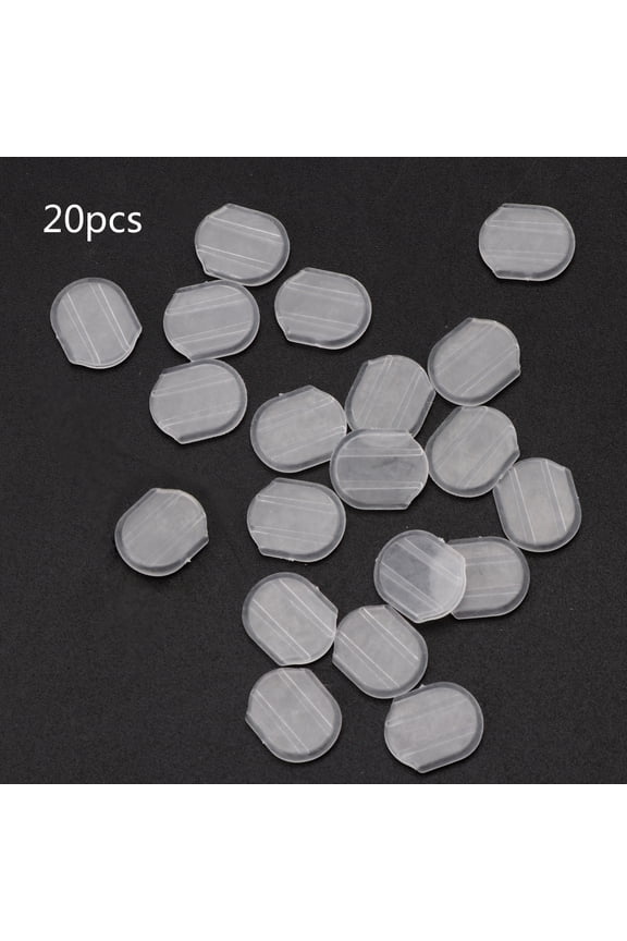 20Pieces Silicon Earring Pads for Women Non-Pierced Ears Ear Protection for Clip