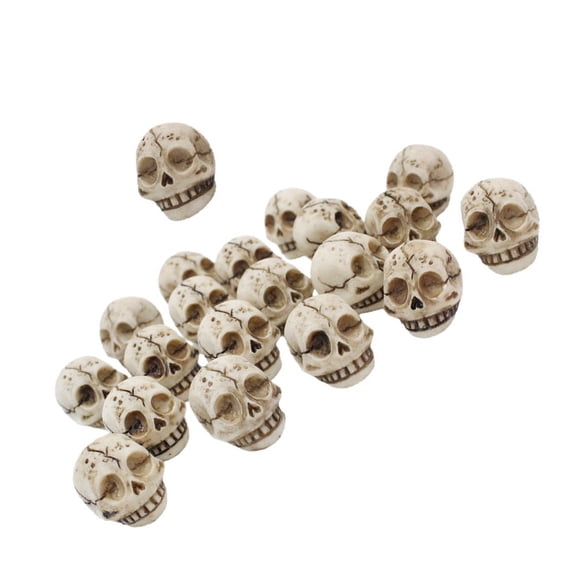20Pieces Smiling Bone Skull for Creative Halloweens Decoration and Spookys Event Planning
