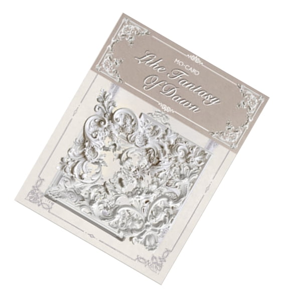 20Pieces Vintage Embossed Corner Sticker Hollowed Border Sticker for Scrapbooking and Handmade Journal Craft Project