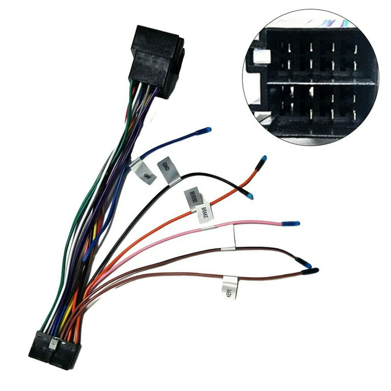 20Pin Car Stereo Audio Iso An Wiring Harness Adaptor Connector Cable Plug