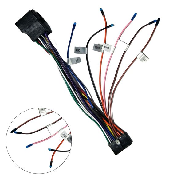 20Pin Car Stereo Audio Iso An Wiring Harness Adaptor Connector Cable Plug