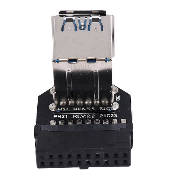 20Pin to Dual USB3.0 Adapter Connverter Desktop Motherboard 19 Pin/20P Header to 2 Ports USB a Female Connector,PH21