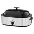 thumbnail image 1 of 20QT Electric Roaster Oven with Self-Basting Lid, Adjustable Temperature 150-450°F, Fast-Cooking for Turkey up to 24lbs, Defrost & Warm Function for Home Use, 1 of 10