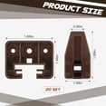 thumbnail image 1 of 20Set Drawer Slides and Guides Drawer Replacement Part Undermount Drawer Slides Stopper for Center Mount Drawer Slides, 1 of 7