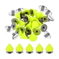 thumbnail image 1 of 20Set Spikes and Studs Kit, 7.5 x 8mm Cone Spikes Punk Rock Rivets, Green, 1 of 7