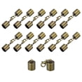 thumbnail image 1 of Uxcell 20 Sets Leather Cord End Caps Fit 9.3mm Cords, Bronze Tone, 1 of 7