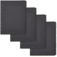 thumbnail image 1 of 20Sheets 5-Tab Binder Dividers A5 Paper 6 Holes Cover Ring Binder Black 6-Hole Ring Index Page, 1 of 7