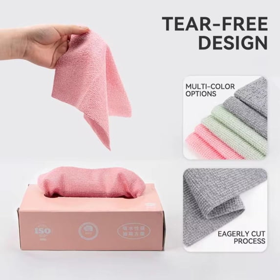 20Sheets Microfiber Cleaning Towels,Multi-Purpose Reusable Cleaning Rags,Ultra Absorbent Washable Microfiber Cleaning Cloth for Kitchen,Home & Car Cleaning,Streak-Free Towels for Dishes,Glass,Counter