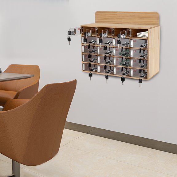 20Slot Cell Phone Storage Box Lockable School Mobile Phone Cabinet With 20 Keys for Offices