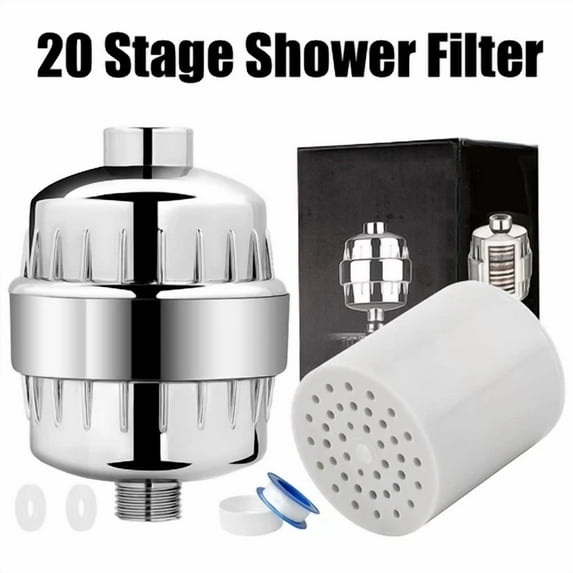 20Stage Shower Filter To Effectively Remove Chlorine And Fluoride From The Water