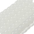 thumbnail image 1 of 20Strand Imitation Jade Glass Beads Strands Barrel WhiteSmoke 8x6mm Hole: 1.6mm about 61~62pcs/strand 14.84''~15.16''(37.7~38.5cm), 1 of 4