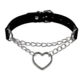 thumbnail image 1 of 20Styles Cosplay Punk Collar Choker Sexy Harajuku PU Leather Black Chokers Necklace Chain Pendant Women Rock Gothic Neck Jewelry, 1 of 10