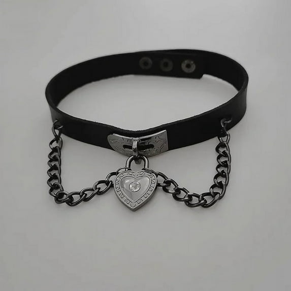 20Styles Cosplay Punk Collar Choker Sexy Harajuku PU Leather Black Chokers Necklace Chain Pendant Women Rock Gothic Neck Jewelry