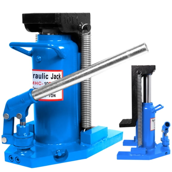 20T Hydraulic Bottle Jack, Blue Alloy Steel Construction 360Rotating Handle, Toe Jack Lift Bottle Car Jack Air Hydraulic Claw Jack for Farm Home Garage
