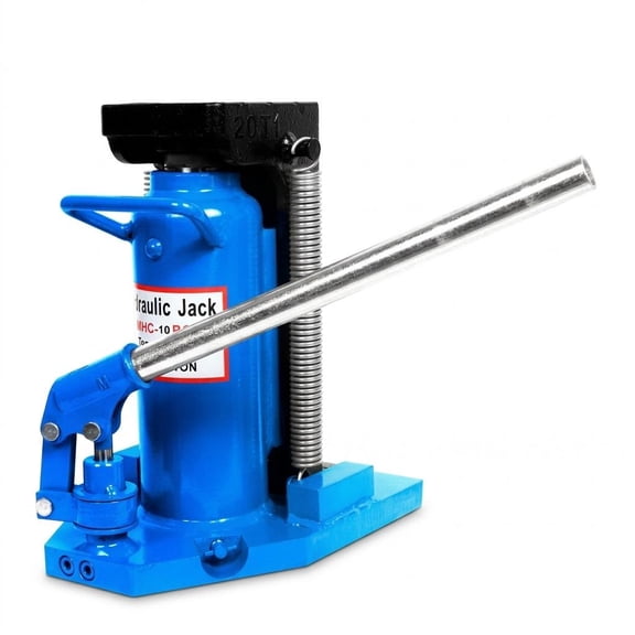 20T Hydraulic Lifting Jack, Multifunctional Toe Jack with Detachable 360 Swivel Handle, Anti-Slip Thick Base for Car Maintenance, Mechanical Equipment Moving