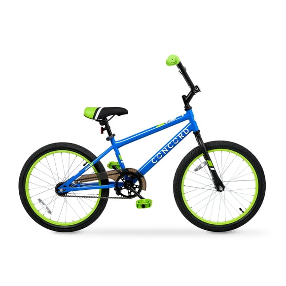 Concord 20" Kids' Bike, Blue and Green, Fits Riders 44"-56", Unisex