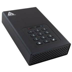 Apricorn ADT3PL25620TB 20TB Hardware-Encrypted USB 3.0 Desktop External Hard Drive