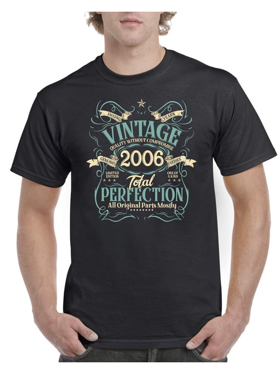 20Th Birthday Present 20 Year Old Born In 2006 Son Brother T-Shirt BLACK Unisex S-5XL Hot Trending Shirt, Vintage Birthday Gift
