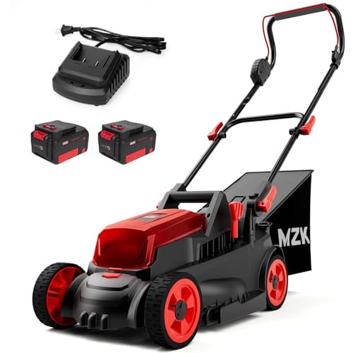 20V 13” Cordless Lawn Mower,Electric Lawn Mower with 4Position Height