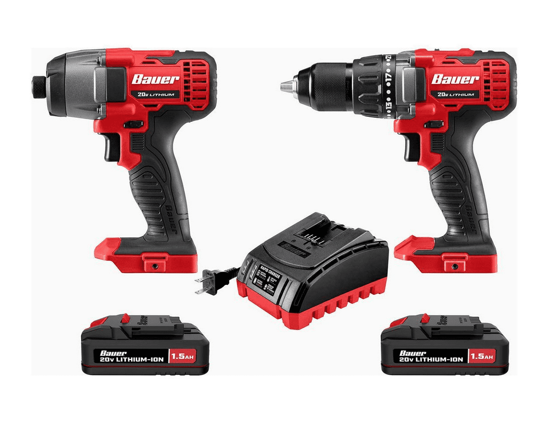 20V 2 Tool Cordless Drill and Impact Driver Kit with 2 1.5 Ah Batteries and Charger Walmart