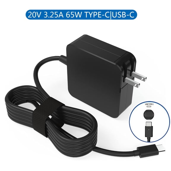 20V 3.25A 65W Type-C Laptop AC Adapter Charger for Lenovo IdeaPadS 540-13IML 81XAS540-13API 81XC L340 81LW001CUS100 110 310 710IdeaPad MIIX 510-12ISK,730S-13IML L380 20M50046