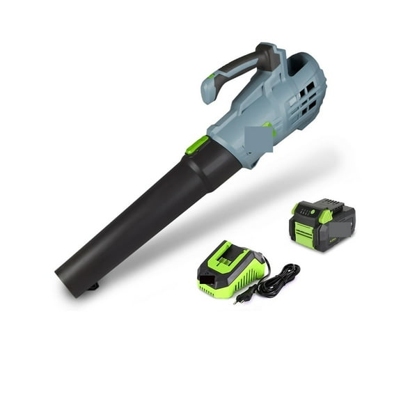 20V 4.0Ah Battery Cordless Leaf Blower, Variable Speed Air Powered Blower Sweeper For Dust,Snow Blowing Garden Power Tool ,Powerful & Energy-Efficient
