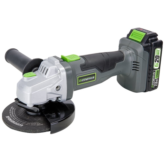 20V 4-1/2 in. Cordless Angle Grinder with Grinding Wheel,  Battery and Charger