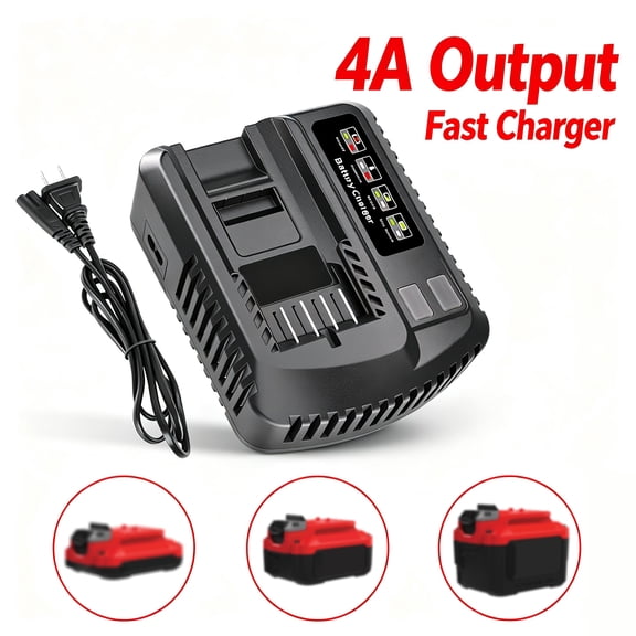 20V 4A Fast Charger Compatible with CRAFTSMAN V20 20V lithium Battery CMCB202 CMCB204 CMCB206 CMCB209
