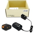 thumbnail image 1 of 20V 6.5Ah Batteries and Charger Combo Kit Replacement for Worx 20V Battery and Charger 5.0Ah 4.0Ah WA3578 WA3732 WA3742 WA3868 2.0Ah WA3575 WA3520 WA3525 20V batteries and Charger set, 1 of 7
