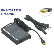 20V 6.75A 135W AC Adapter for Lenovo ThinkPad P1 20MD, 20ME ADL135SDC3A SA10E75864 Slim Tip Charger