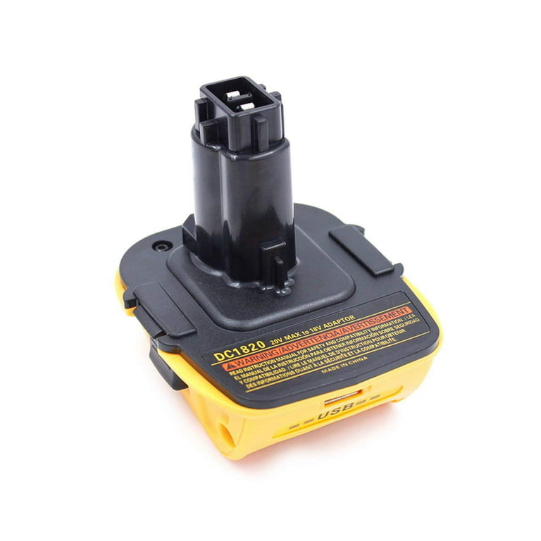DCA1820 USB Adapter Replacement For Dewalt 18V-20V Lithium Battery Convert  To For Dewalt 18V NiCad