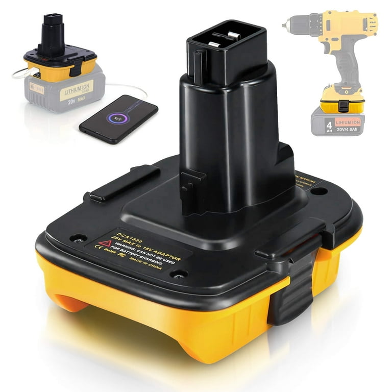 18v Tools 18 To 20 Volt Dewalt Battery Adapter Dewalt 20V MAX XR
