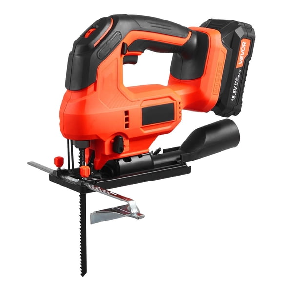 20V Brushless Cordless Jig Saw 3500 SPM with 6 Blades LED Light 6 Speed 0-45 Degree Bevel Cuts 4 Orbital Settings for Wood and Metal Cutting