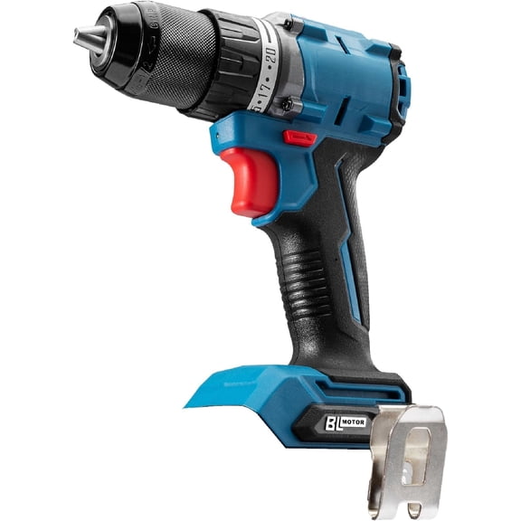 20V Brushless Heavy-duty Impact Drill Bare Tool, 531 in.lbs, 1/2" Keyless Chuck, 20+1+1 Clutch for Drilling Brick Wall, , (Bare Tool)