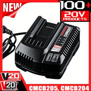 20V Charger Replacement for Craftsman V20 Battery Charger CMCB104, Compatible with Craftsman 20 Volt Max Lithium Battery CMCB202 CMCB204 CMCB201 CMCB205