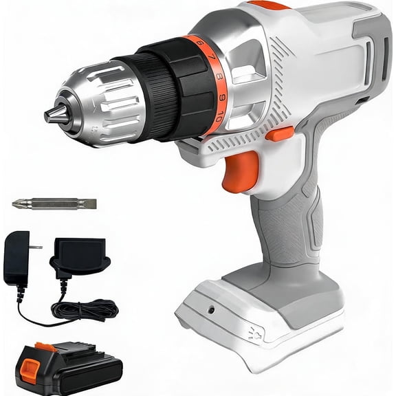 20V Cordless Drill Driver Kit White