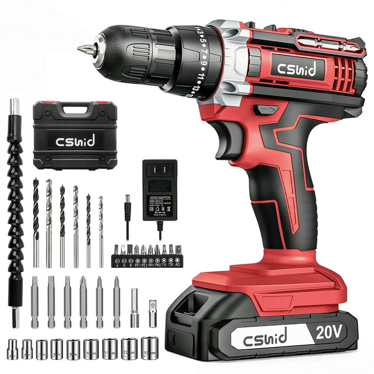 My First Power Drill Set - Real Cordless Drill for Boys and Girls - Lightweight