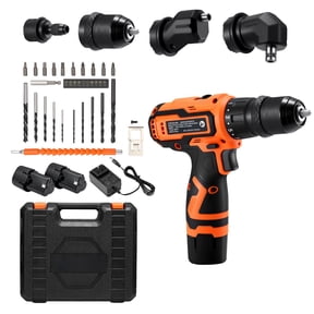 20V Cordless Drill Set with 2 Batteries,Dual Speed&Keyless Chuck,Power Drill Kit for Woodworking and Metal Drilling,Includes Toolbox